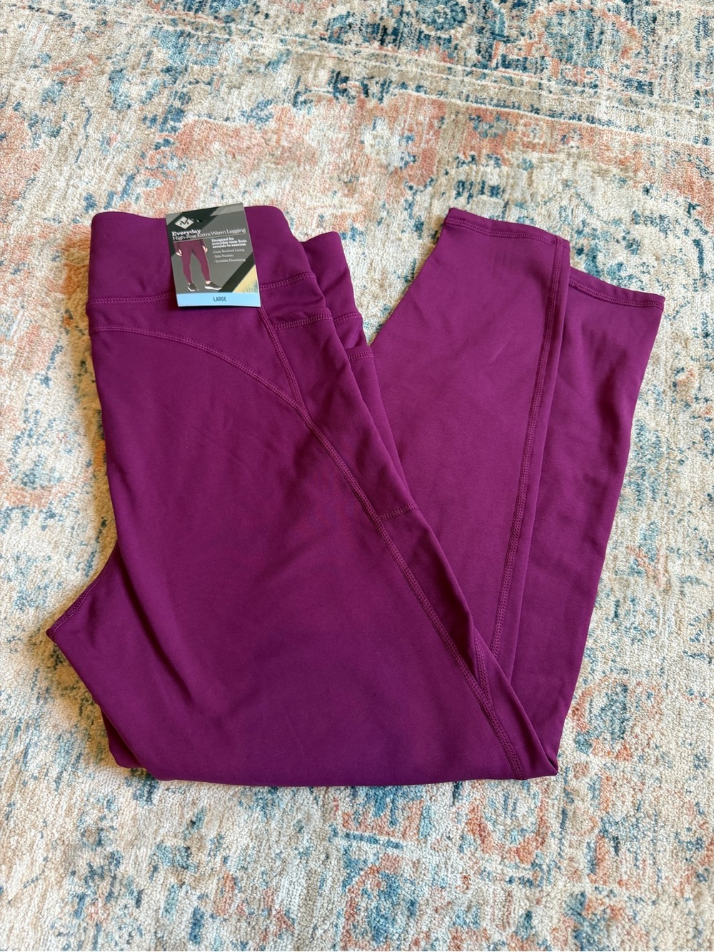 Everyday High-Rise Extra Warm Legging in Deep Purple